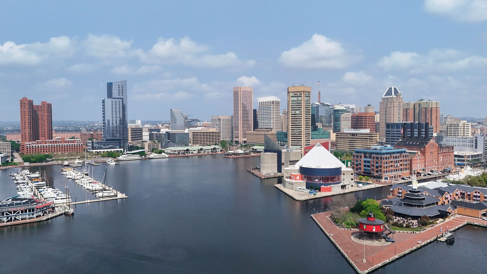 Baltimore Inner Harbor and downtown skyline